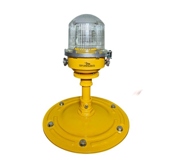 Luminária elevada de alta intensidade para lateral de pista FAA L-862